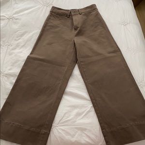 Frank and Oak Wide Leg Pants